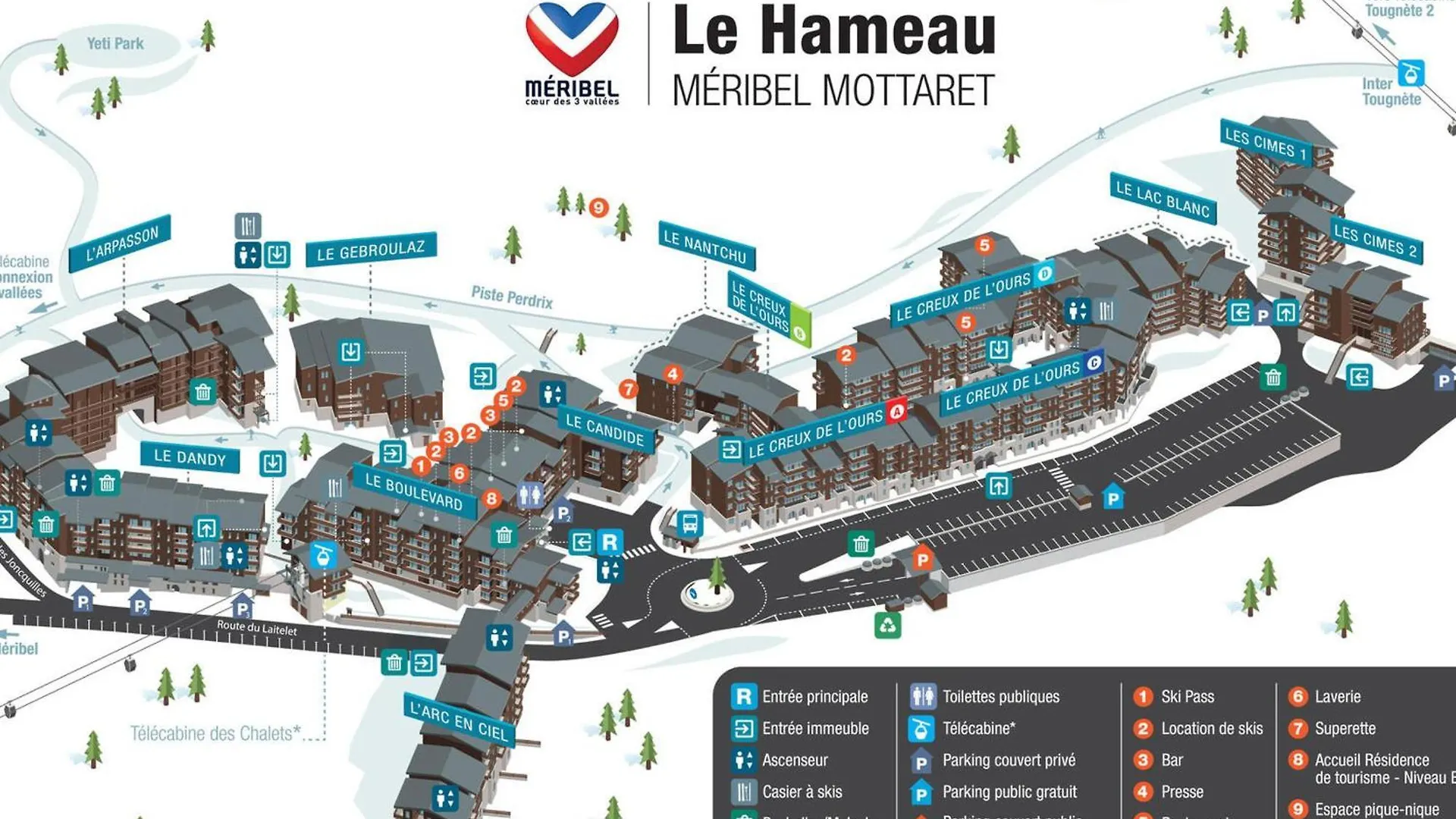 Duplex 3 Pieces Pour 6 Pers. Avec Wi-Fi A Meribel - Fr-1-182-176